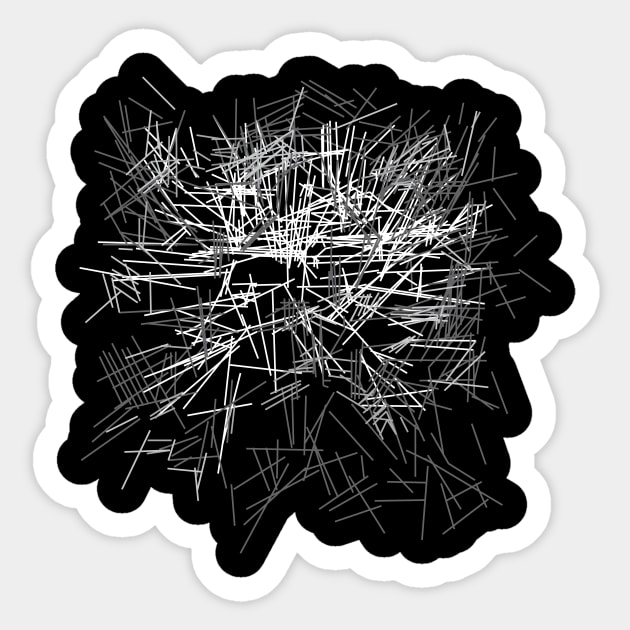 abstract Sticker by Nikokosmos